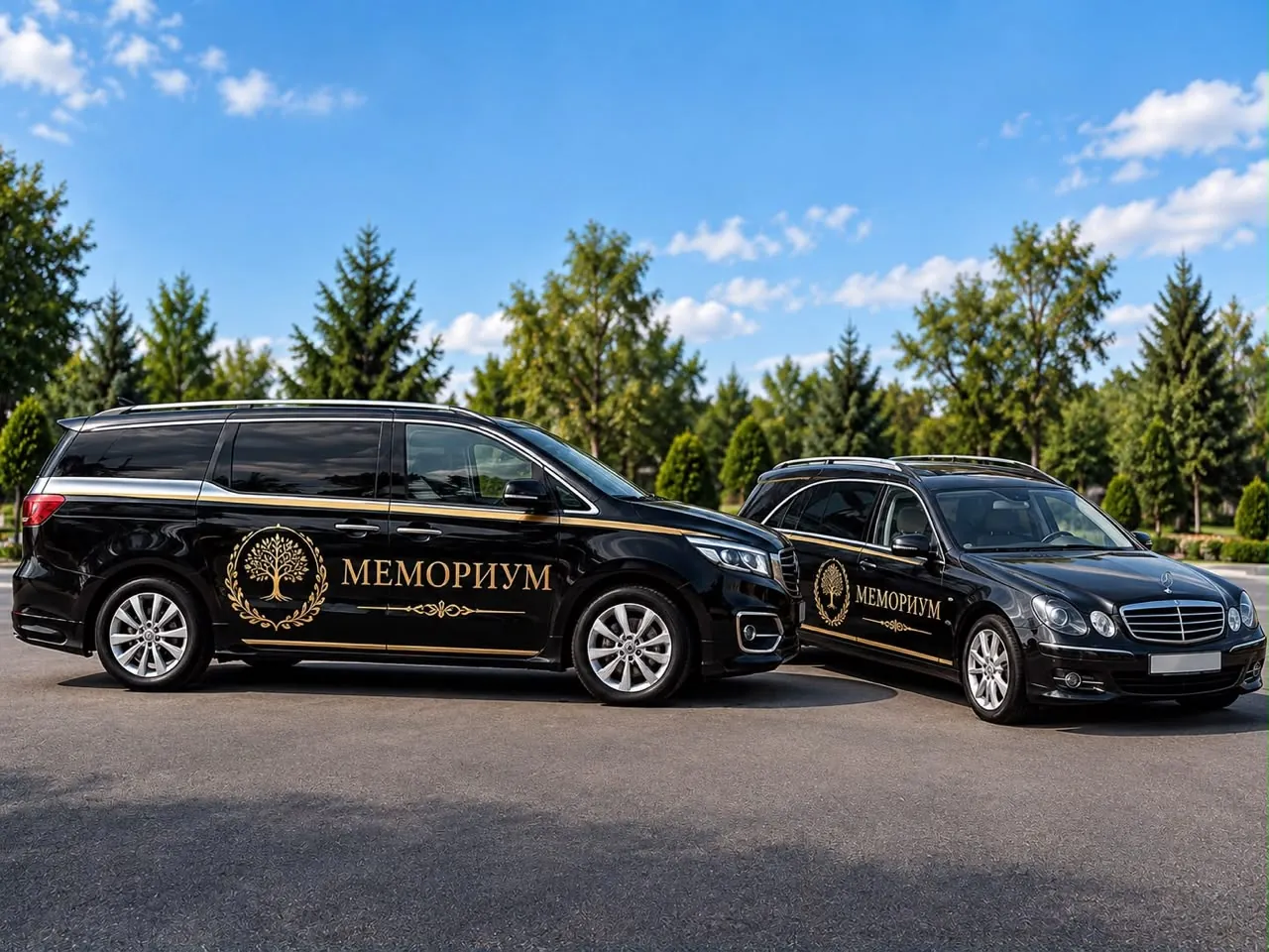 Автомобили ритуального агентства «Мемориум»